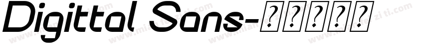 Digittal Sans字体转换